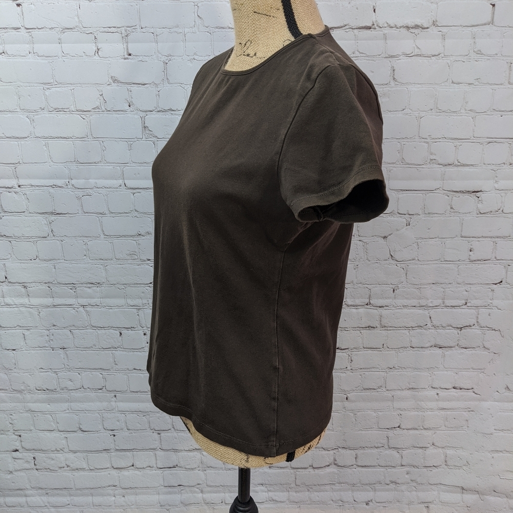 H&M Basic Brown Tee - Picture 2 of 5